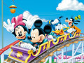 เกม Mickey in Rollercoaster - Set the blocks