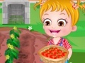 เกม Baby Hazel. Tomato farming