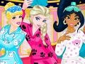 เกม Princess: Slumber Party Funny Faces 