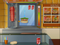เกม Döner Kebab : salade, tomates, oignons   