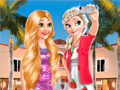 เกม Frozen And Rapunzel Fashion Selfie