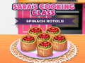 เกม Sara’s Cooking Class Spinach Rotolo