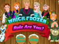เกม Which Frozen Role Are You