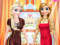 เกม Elsa And Anna Work Dress Up  