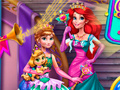 เกม Anna And Ariel Princess Ball Dress Up