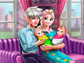 เกม Ice Queen Twins Family Day