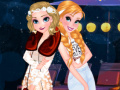 เกม Anna and Elsa Cocktail Dresses