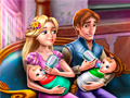 เกม Rapunzel Twins Family Day