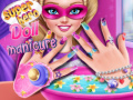 เกม Superhero doll manicure