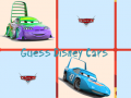 เกม Guess Disney Cars