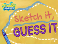 เกม Spongebob squarepants sketch it, guess it