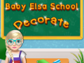 เกม Baby Elsa School Decorate