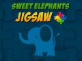 เกม Sweet Elephants Jigsaw