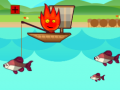 เกม FireBoy And WaterGirl Go Fishing