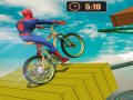 เกม Superhero BMX Space Rider