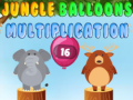 เกม Jungle balloons multiplication