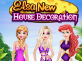 เกม Elsa New House Decoration