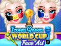 เกม Frozen Queen World Cup Face Art