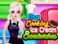 เกม Elsa Cooking Ice Cream Sandwiches