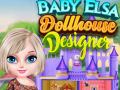 เกม Baby Elsa Dollhouse Designer