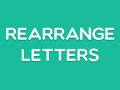 เกม Rearrange Letters
