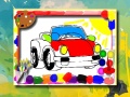 เกม Cartoon Cars Coloring Book