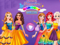 เกม Disney Princesses Rainbow Dresses
