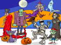เกม Find 5 Differences Halloween
