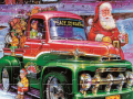 เกม Santa Trucks Jigsaw