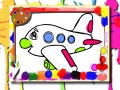 เกม Airplane Coloring Book