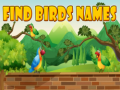 เกม Find Birds Names