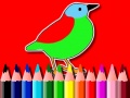 เกม Back To School: Birds Coloring Book