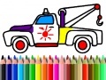 เกม Back To School: Trucks Coloring
