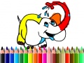 เกม Back To School: Elephant coloring