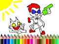 เกม Back To School: Titans Coloring Book
