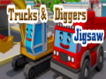 เกม Trucks & Digger Jigsaw 