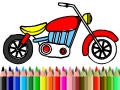 เกม Back To School: Motorbike Coloring