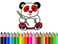 เกม Back To School: Panda Coloring
