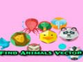 เกม Find Animals Vector