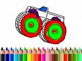เกม Back To School: Monster Truck Coloring