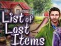 เกม List of Lost Items