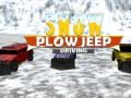 เกม Winter Snow Plow Jeep Driving