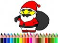 เกม Back To School: Santa Claus Coloring