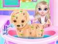 เกม Baby Elsa Puppy Surgery