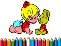 เกม Back To School: Aby Girl Coloring