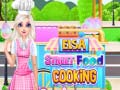 เกม Elsa Street Food Cooking 