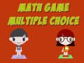 เกม Math Game Multiple Choice