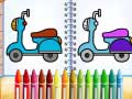 เกม Cute Bike Coloring Book