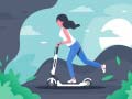 เกม Electric Scooter Rides Jigsaw