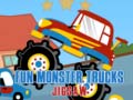 เกม Fun Monster Trucks Jigsaw
